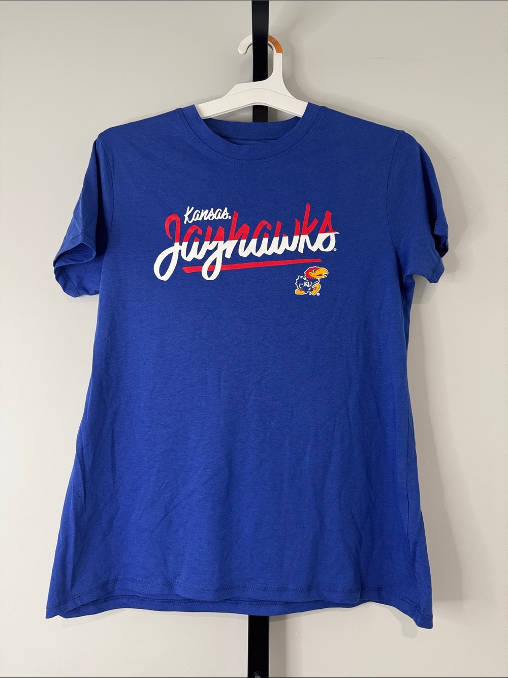 Rivalry Threads Kansas Jayhawks Royal Blue Tee Women’s Small S (4/6) New NWT